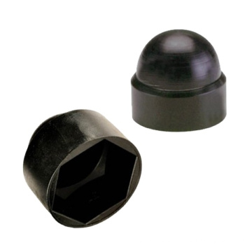 Inventory Top Selling Black & White Nylon Plastic Bolt Cover Cap